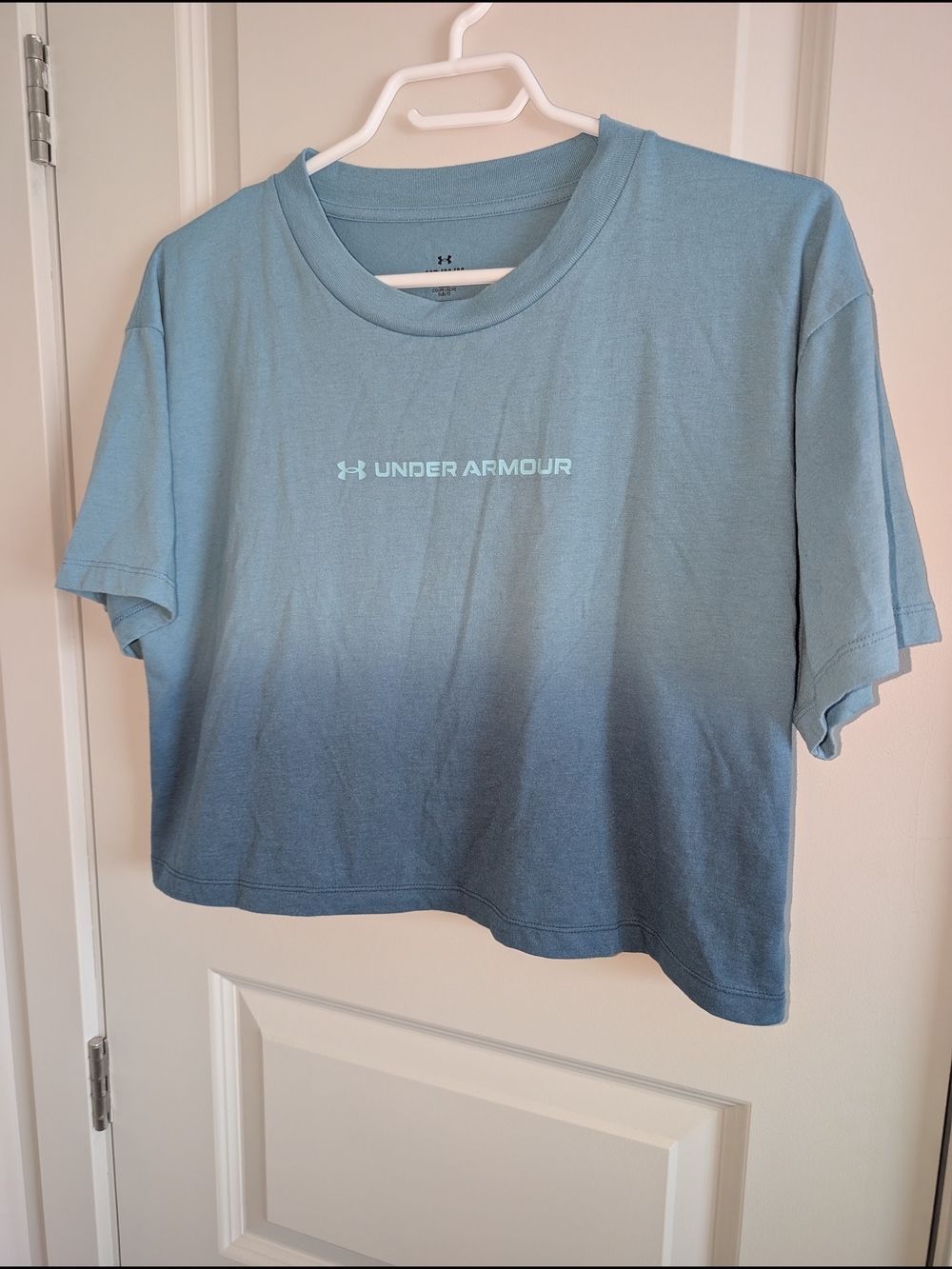 Under Armour Blue Ombre Semi Crop